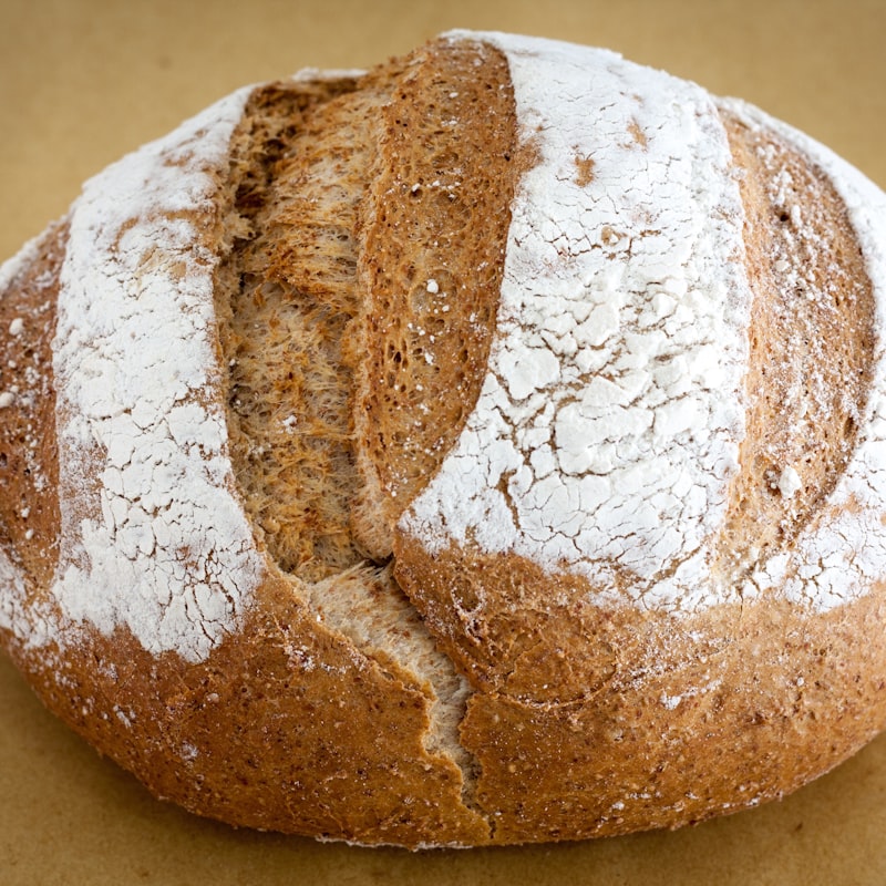 A seeded wholemeal loaf topped with sunflower and pumpkin seeds